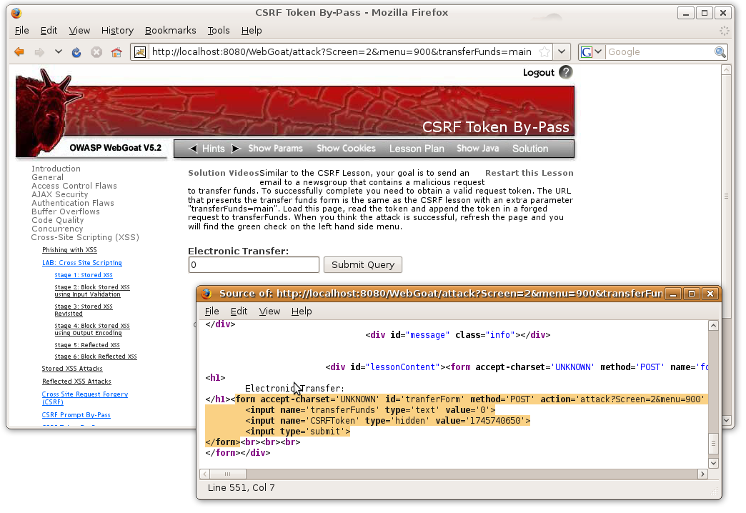 /dubey/WebGoat/raw/commit/81b75a98fc559a9fa28e97c09ee68a5cea9546de/webapp/lesson_solutions/CsrfTokenByPass_files/tokenPage.png